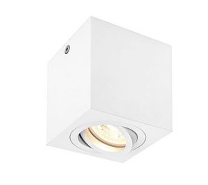 SLV LIGHTING - TRILEDO Single, indoor plafondopbouwlamp, QPAR51, wit, max 10W