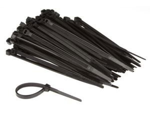 Velleman - Set met nylon kabelbinders - 4.6 x 120 mm - zwart (100 st.)