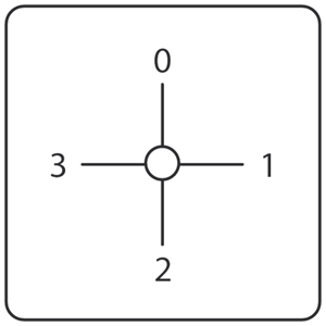 Benedikt & Jäger - Ammeter switch 1-pôle 3 current transformer circuits