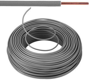 VOB kabel / draad 1,5 mm² Eca - grijs (H07V-U) - VOB15GR