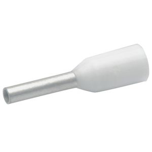 KLAUKE - Embout isolé 0,5 blanc L=8mm
