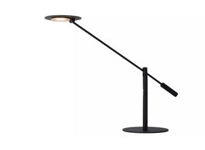 Lucide - ANSELMO - Bureaulamp - Ø 25 cm - LED Dimb. - 1x9W 3000K - Zwart