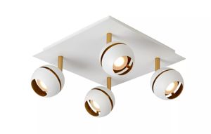Lucide - BINARI - Spot plafond - LED - 4x4,8W 2700K - Blanc