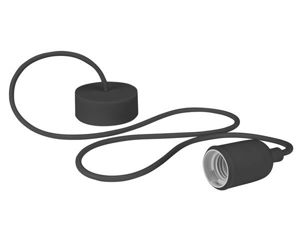 Velleman - Luminaire design à suspension en cordage - noir