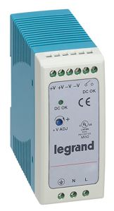 Legrand - Geschak. voed. 1F 12VDC 40W primair 100-240 VAC