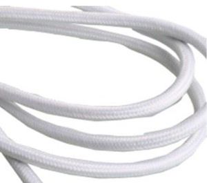 MEGAMAN - Witte stoffen kabel 5 meter 2x0,75mm