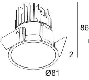 DELTA LIGHT - Deep Ringo Led 92733 Fg