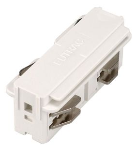 Wever & Ducré - 1-Phase Track Connector Straight Blanc