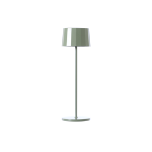 DE HENNIN - TWIGGY Sage Green Table lamp 2,2W rechargeable via micro USB, 9 h of autonomy, dimmable and IP65