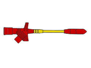 Velleman - Grip-fils de securite avec contacts isoles - rouge (kleps 2700)