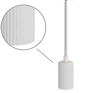 Segula - Pendant With 2M White Cable And White E27 3D Socket White