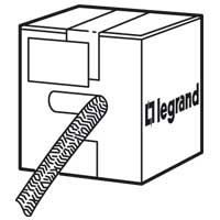 Legrand - Gaine de passage de porte diam. 15 mm - polyester noir