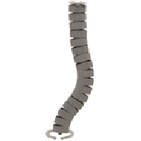 VAN GEEL - Cable worm CW-4 grijs L760