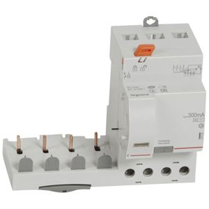 Legrand - Dif blok DX³ 4P 300mA 40A Type AC-S - 4 modules