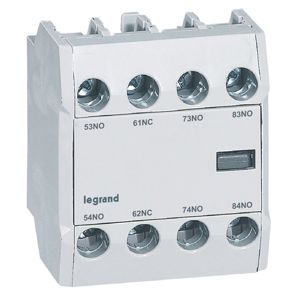 Legrand - HulpcontCTX³2/4P-16A-voorzijde CTX³22/40/65/100/150-3NO+1NG