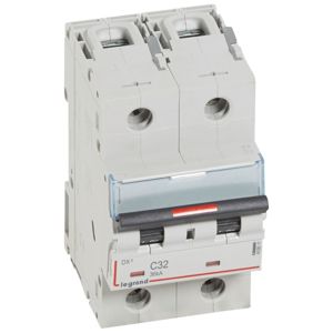 Legrand - Automaten DX³ 2P C 32A 230/400V - 36KA - 3mod