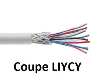 KABEL - Coupe 14 m Multiconducteur flexible blindé LIYCY-JZ - 3G0,75 mm² - 14 Mètre