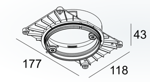 DELTA LIGHT - Mounting Kit Nime O.F.A.