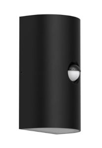 Blink - TUB up-/downlight 10W 3000K PIR + daylight sensor noir IP65