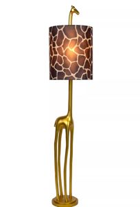 Lucide - EXTRAVAGANZA MISS TALL - Lampadaire - Ø 35 cm - 1xE27 - Or Mat / Laiton