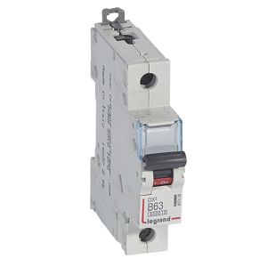 Legrand - Autom. DX³ 6000A/10kA 1P B63 230/400V - 1 module