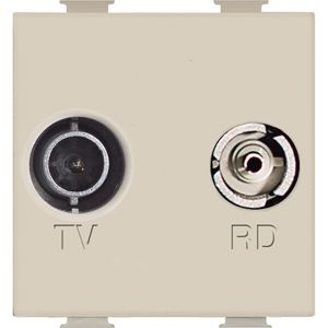 Bticino - Magic TV/R ctdoos kabelnetwerk Telenet 2 mod ivoor
