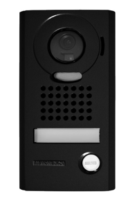 Aiphone - Zwarte Videodeurpost, 1 Drukknop, Opbouw