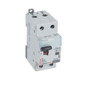 Legrand - Disj. diff DX³ PhN 30mA B20 AC 6000A/10kA - 1 module