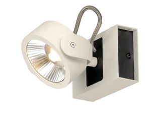 SLV LIGHTING - KALU LED 1 applique/plafonnier, blanc/noir, LED 17W, 3000K, 60°