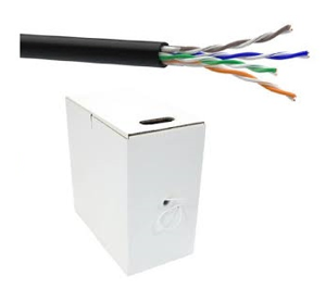 KABEL - Câble de transmission de données pas blindé Outdoor U/UTP Cat. 6 - Fca (Box 305M)