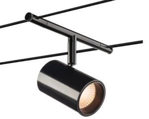 SLV LIGHTING - TENSEO NOBLO, kabellamp voor laagspanningskabelsysteem 2700K zwart