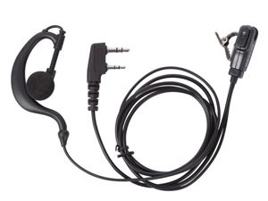 Velleman - Py29k in-ear hoofdtelefoon met clip voor kenwood-aansluiting