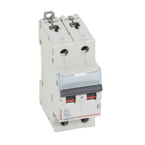 Legrand - Disj. DX³ 6000A/10kA 2P D03 400V 2 modules