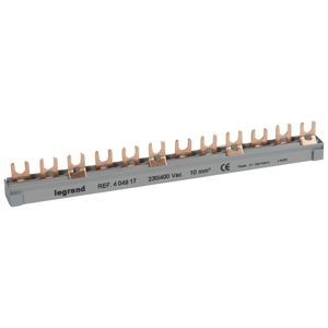 Legrand - Aansluitsrail met vorken 3p 12 modules - 10mm²