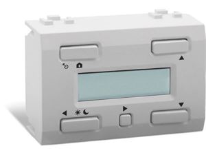 Velleman - Witte lcd-temperatuurcontroller met tijdsbackup voor gebruik met vmb1ts(w)