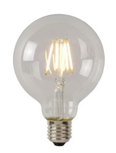 Lucide - G95 - Ampoule filament - Ø 9,5 cm - LED Dim. - E27 - 1x5W 2700K - Transparent