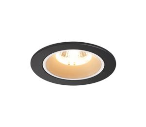 SLV LIGHTING - NUMINOS DL S, indoor led plafondinbouwarmatuur zwart/wit 2700K 55°