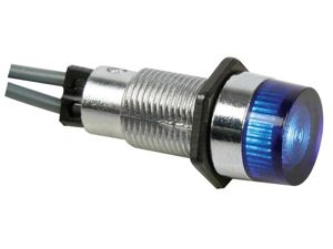Velleman - Ronde signaallamp 13mm 12v blauw