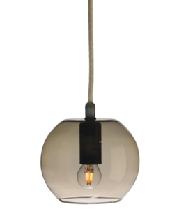 PSM LIGHTING - Suspension - Avec 2M De Câble Textile Et Arrêt De Câble À La Douille Brun-Bronze / Bronze / Câble T