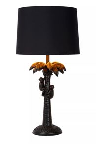 Lucide - EXTRAVAGANZA COCONUT - Lampe de table - Ø 30,5 cm - 1xE27 - Noir