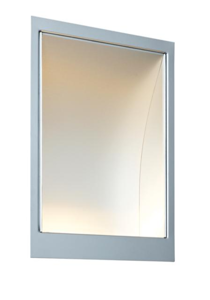 PSM LIGHTING - SCREEN inbouw wandlicht - met effen reflector wit textuur