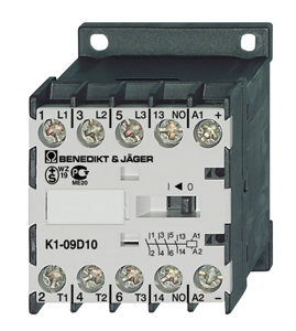 Benedikt & Jäger - Mini contactor 5,5kW 3~400V 220-230V 50Hz 240V 60Hz