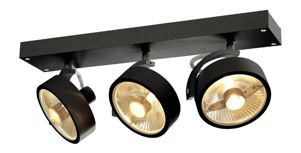 SLV LIGHTING - KALU 3, applique/plafonnier, noir, QPAR111 max. 75W
