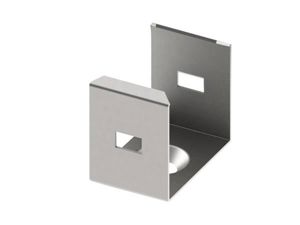 Velleman - Montagebeugel voor aluminiumprofile voor ledstrip slimline 15 mm - verenstaal - zilver