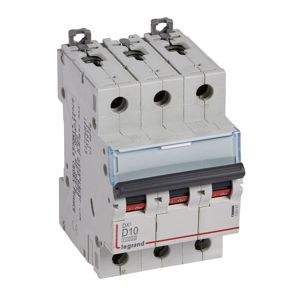 Legrand - Autom. DX³ 10000A/16kA 3P D10 400V - 3 modules