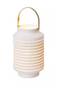Lucide - JAMILA - Lampe de table - Ø 15,5 cm - 1xE14 - Blanc