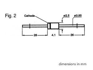 Velleman - Zener diode 27v - 1.3w