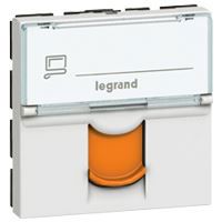 Legrand - RJ45 cat 6A STP 2 mod oranje LCS² Mosaic oranje kleur