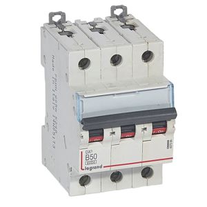 Legrand - Autom. DX³ 6000A/10kA 3P B50 400V - 3 modules