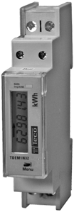 TECO - Digitale kWh-meter Teco 1N 1mod 32A 1 teller